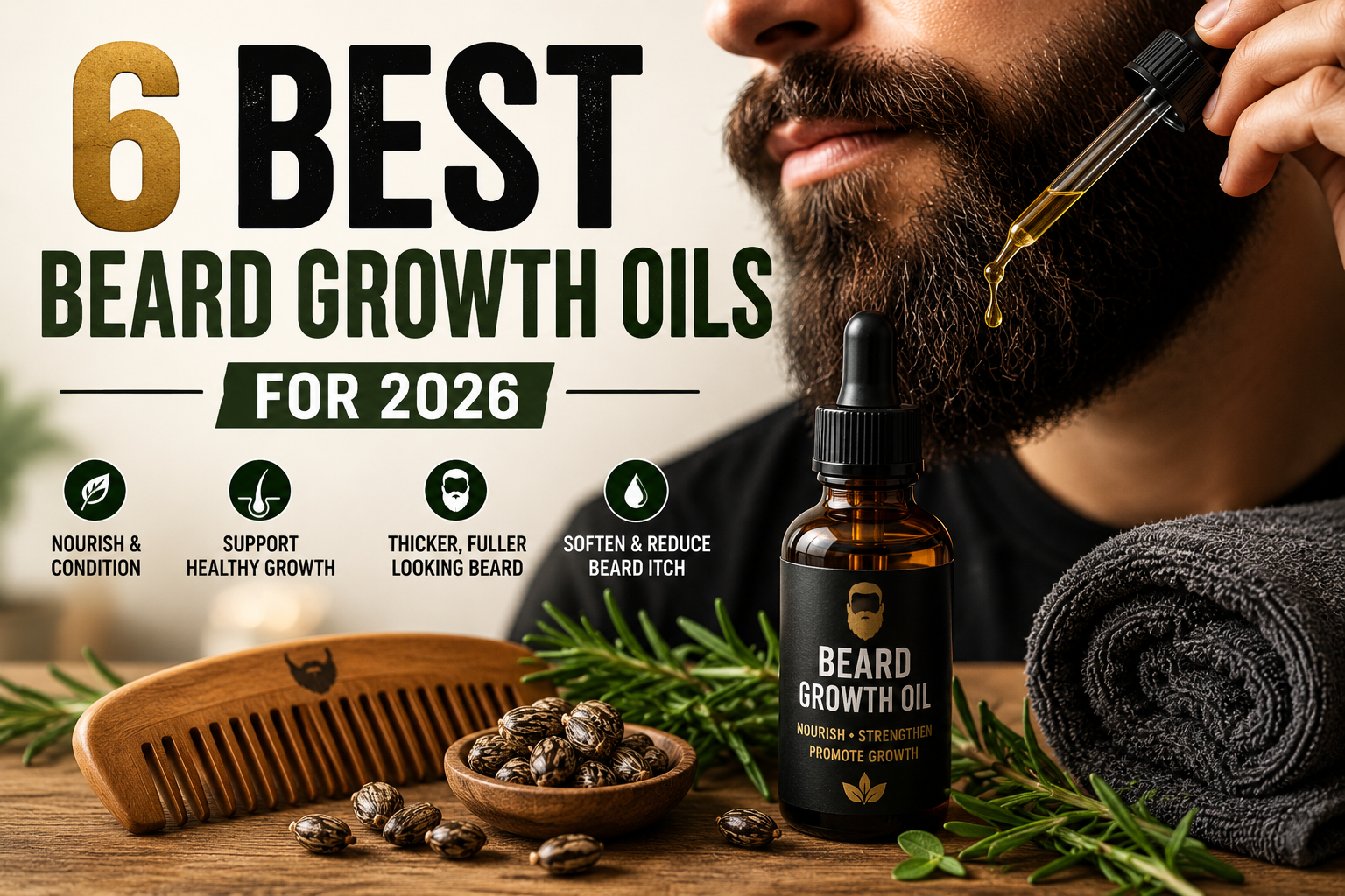 6 Best Beard Growth Oils